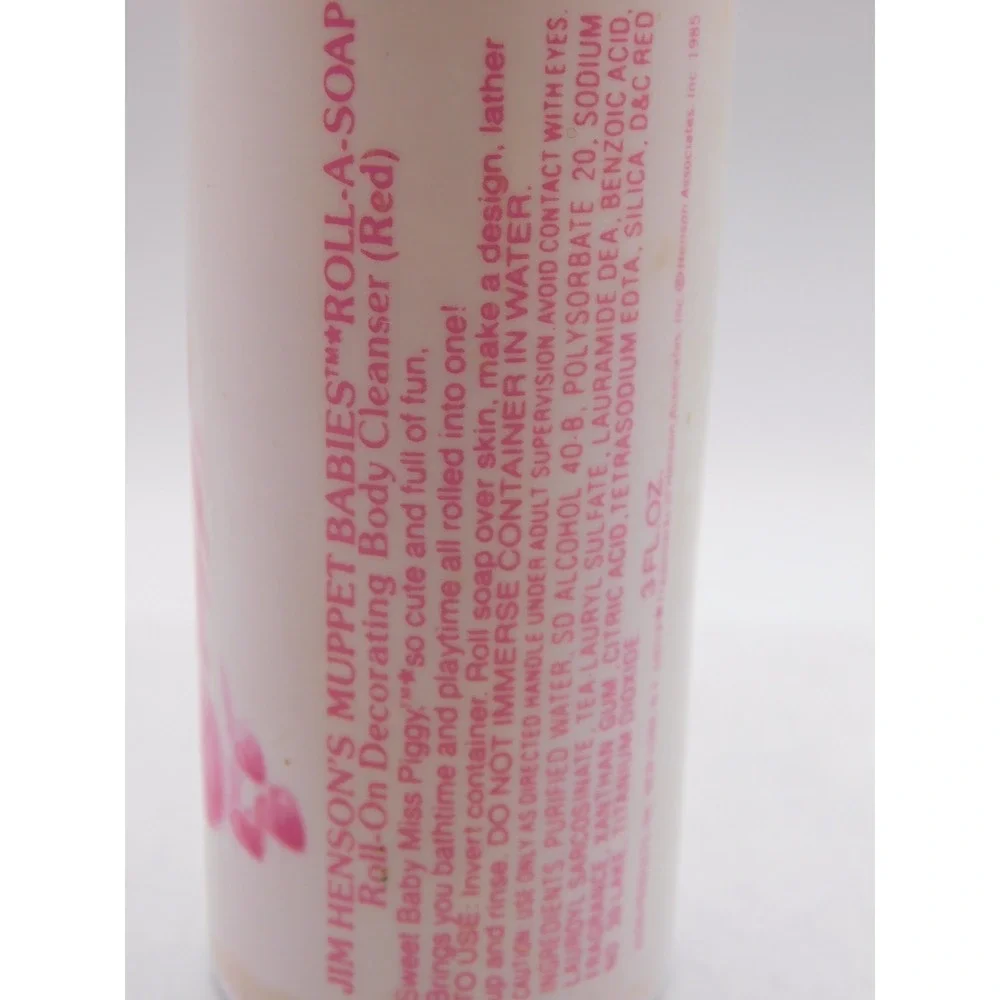 Vintage Avon Muppet Babies Miss Piggy Roll A Soap